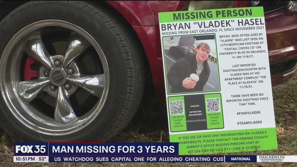 Orlando man missing for three years